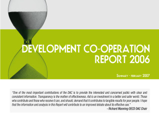 OECD DAC Development Co-operation Report 2006, clic para aumentar