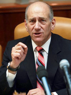 Ehud Olmert; clic para aumentar