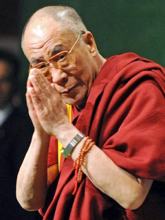 Dalai Lama; clic para aumentar